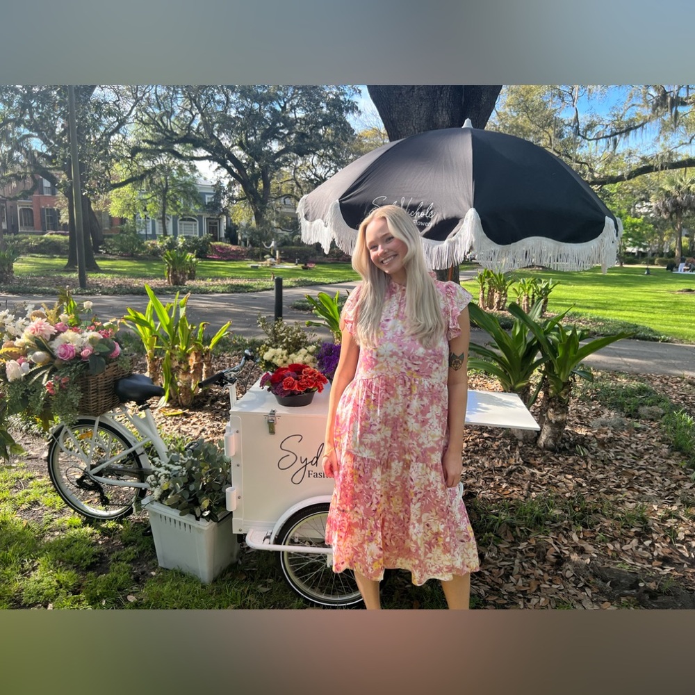 PINCH Satin Floral Dress